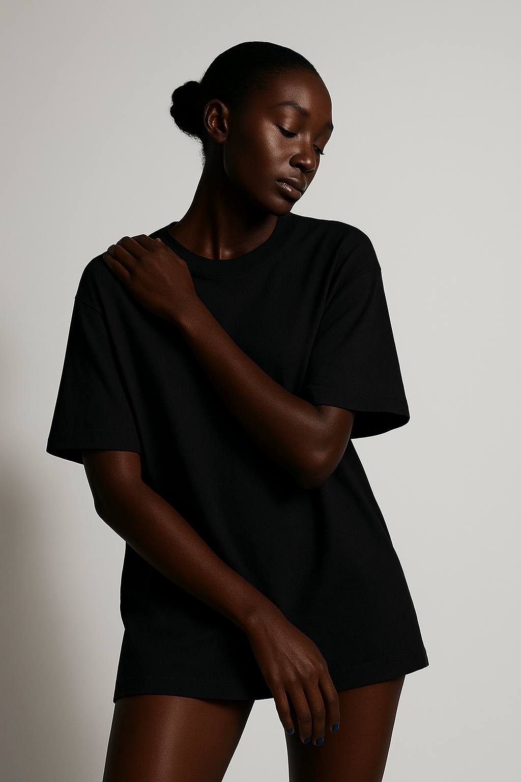 The Classic Black Oversized Tee