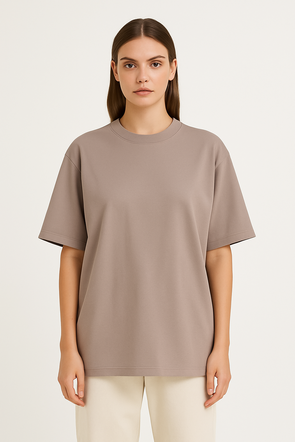 The Ash Grey Oversized Tee