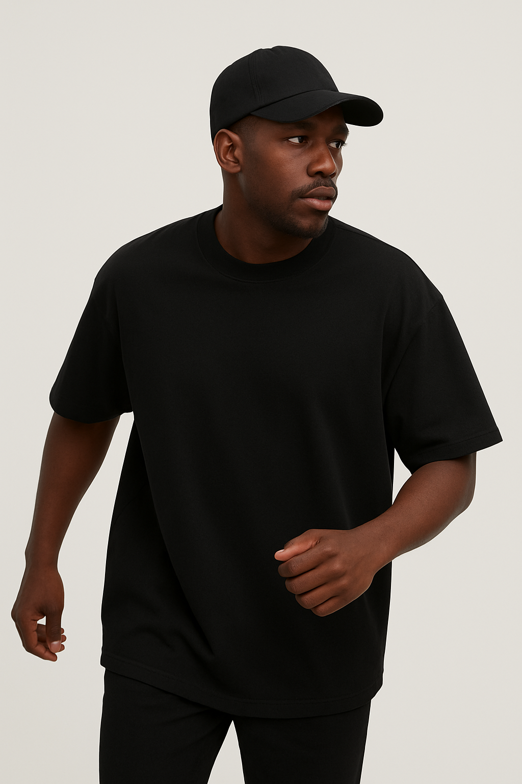 The Classic Black Oversized Tee