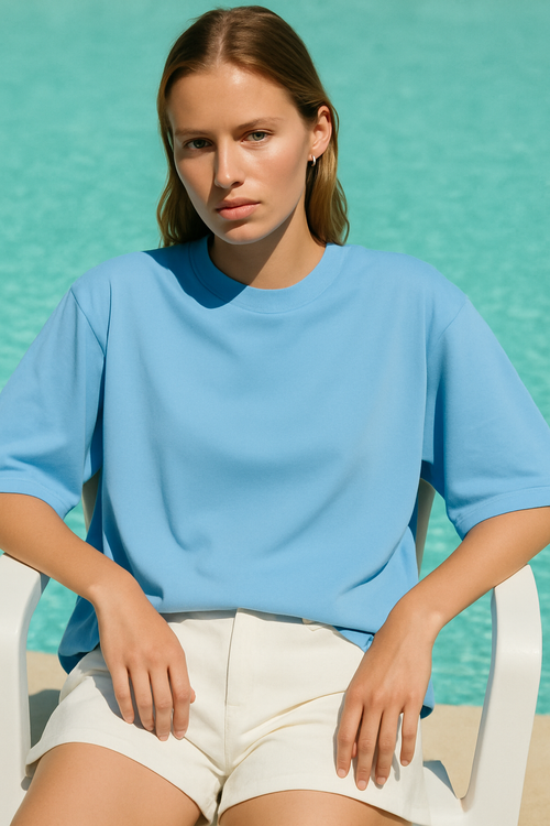 The Light Blue Oversized tee