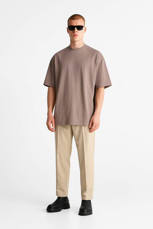 The Ash Grey Oversized Tee