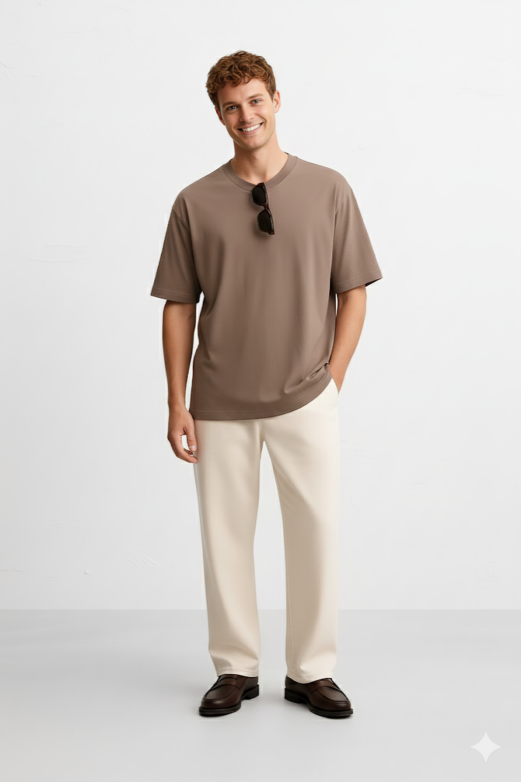 The Ash Grey Oversized Tee