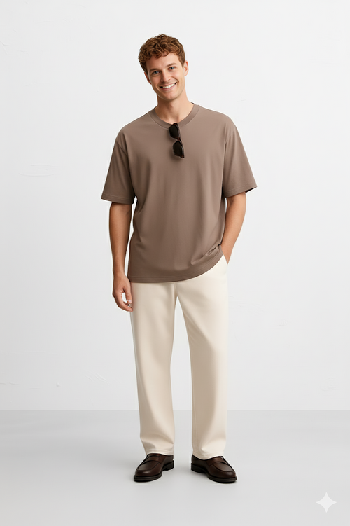 The Ash Grey Oversized Tee